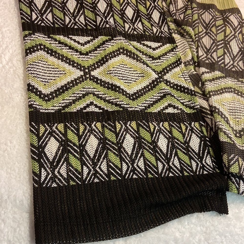 Alfred Dunner Open Front Chevron Pattern Cardigan… - image 8